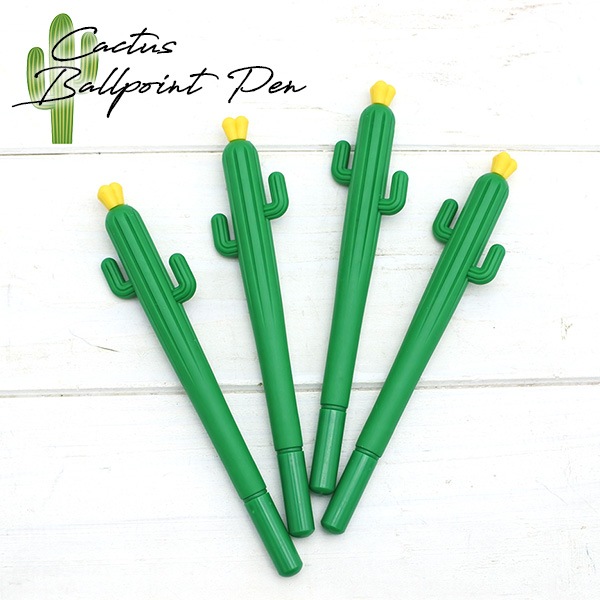 黒インク カクタス ボールペン 文房具 文具 筆記用具 cactus