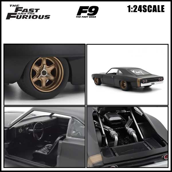 1/24 ワイルドスピード 箱入り ミニカー 1968 DODGE CHARGER