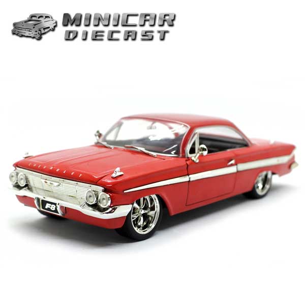 1/24 ワイルドスピード 箱入り ミニカー 1961 DOM'S CHEVY IMPALA