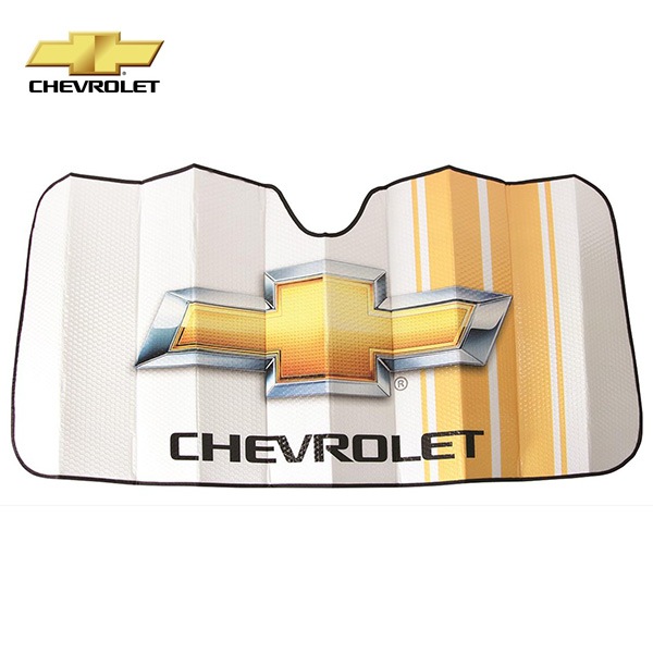 シボレー サンシェード CHEVROLET ロゴ ホワイト 車用 車用