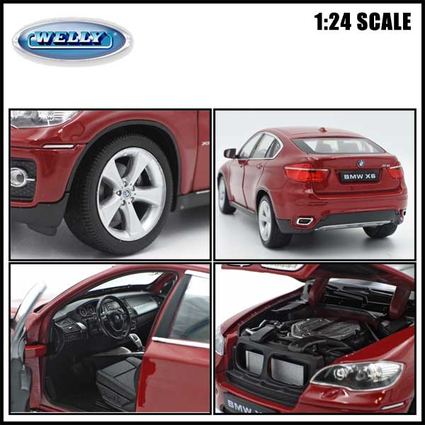 BMW X6 E70 Xdrive50i ミニカー Welly NEX 1/18 WELLY 1/18 箱入り ダイキャストミニカー BMW X6 ボルドー