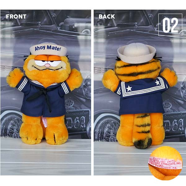 USED品 ガーフィールド ぬいぐるみ XS 2種類 ヴィンテージ品