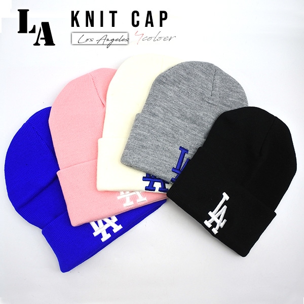 Los Angeles ニットキャップ 全5色 LA ニット帽 ビーニーキャップ