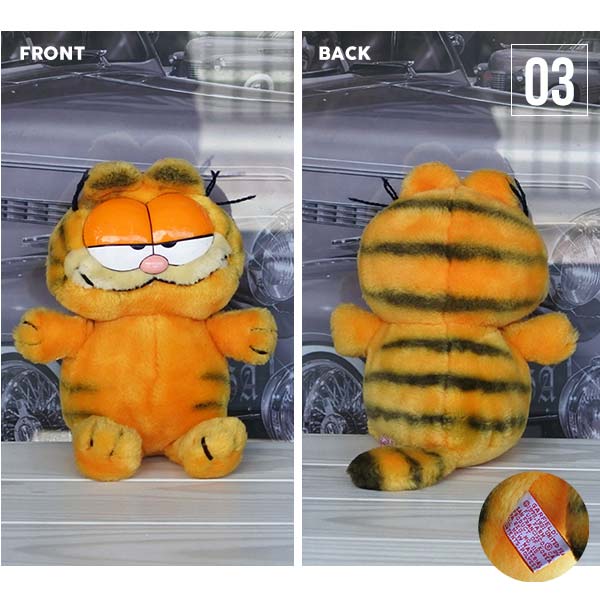 海外直輸入 Used品 ガーフィールド ぬいぐるみ M 3種類 ヴィンテージ品 キャラクター マスコット 人形 猫 Garfield