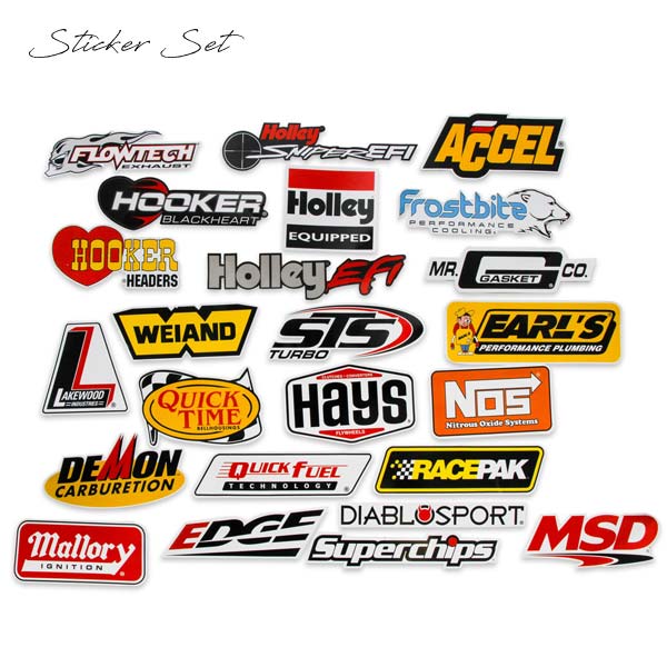 HOLLEY ステッカー セット 24枚 オートパーツブランド ビニール NOS