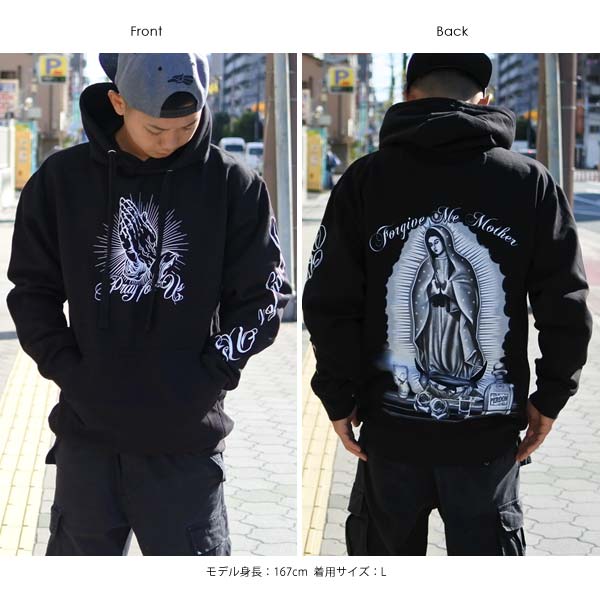 ひ*り様 keisukekanda マリアフードパーカー　黒 ひ*り様 keisukekanda マリアフードパーカー 黒 - メルカリ