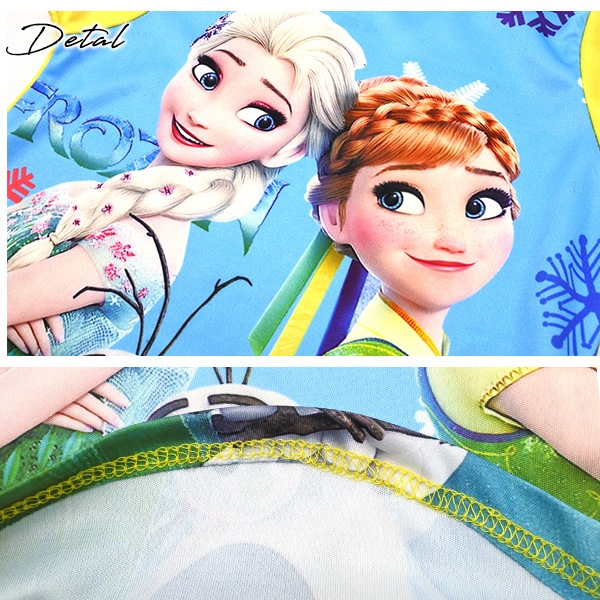 M ちはる　アナ雪　アナ　エルサ　ルームウェア　ナイトウェア　ディズニー　半袖 ディズニー アナと雪の女王 パジャマ 上下セット 3サイズ 半袖 ブルー