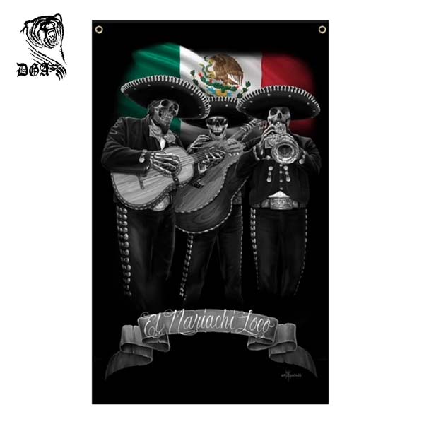 DGA バナー 壁掛け MARIACHI LOCO インテリア フラッグ タペストリー