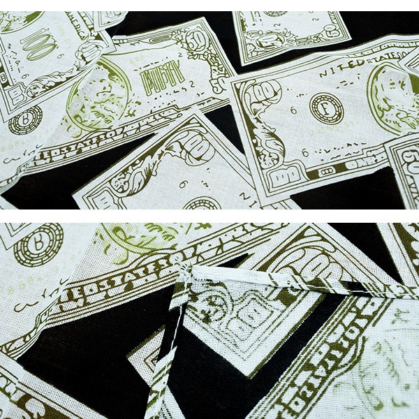 supreme ドル札柄　バンダナ supreme ドル札柄 バンダナ - メルカリ