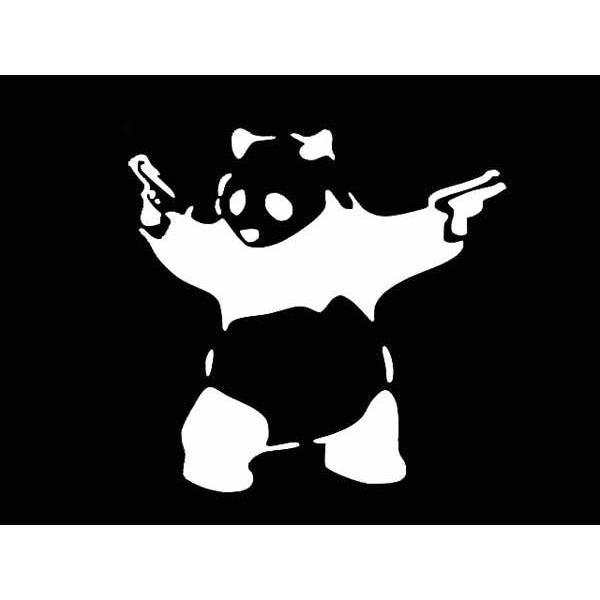 ステッカー ボディガードパンダ 全2色 ホワイト ブラック 車 バイク