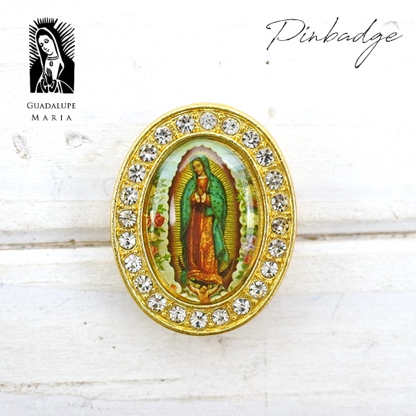 グアダルーペ マリア ピンバッジ ピンバッジ ブローチ バッジ ピンズ