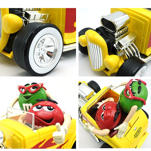 USED品 m&m's チョコレート ディスペンサー レッド グリーン イエロー