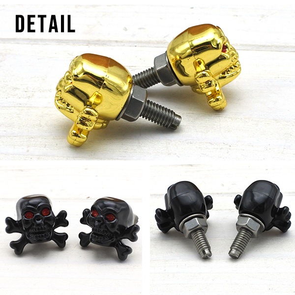 ナンバーボルトデーモンスカル悪魔のドクロ真鍮ジャーマンシルバー : ナンバーボルトデーモンスカル悪魔のドクロ真鍮