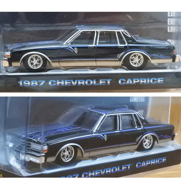 1/64 ミニカー 1987 CHEVROLET CAPRICE ブラック 1987年 シボレー