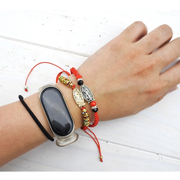 グアダルーペマリア ブレスレット 全2種類 紐 グアダルーペ