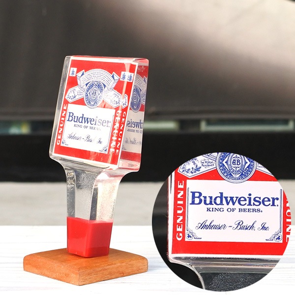 海外直輸入 USED品 ビアサーバーノブ Budweiser 約14.9cm