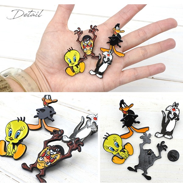 ルーニーテューンズ Looney Tunes ピンバッジ 全4種類