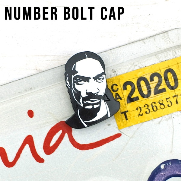 Snoop dogg ナンバーボルトキャップ ライセンスボルト スヌープ