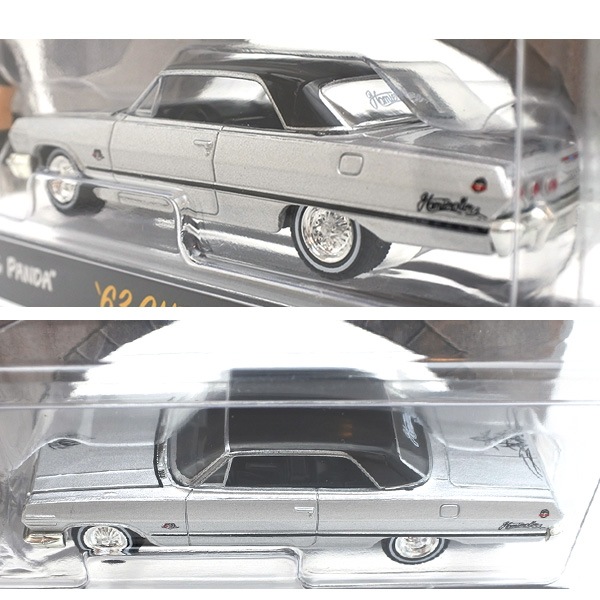 1/64 ミニカー HOMIES フィギュア 1963 CHEVROLET IMPALA シルバー