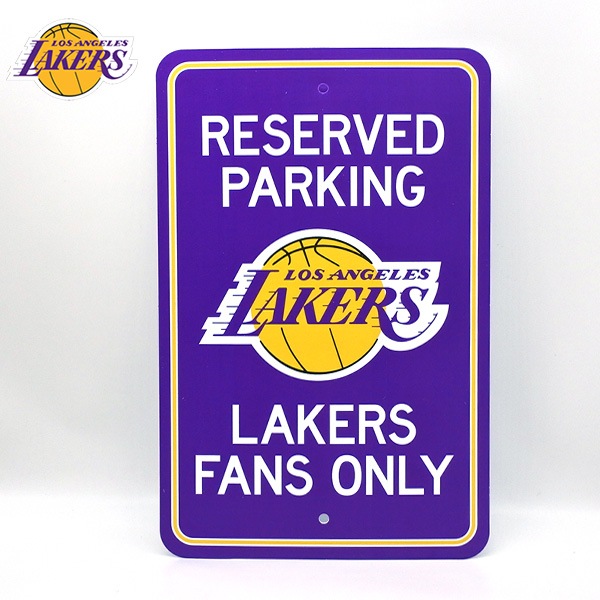 レイカーズ サインプレート サインボード NBA LOS ANGELES LAKERS