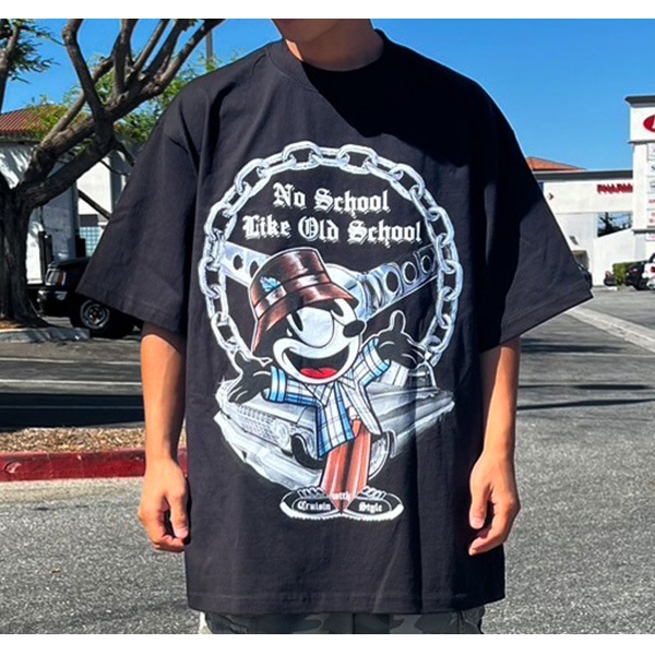Tシャツ 半袖 メンズ ブラック SHAKA WEAR シャカ FELIX THE CAT