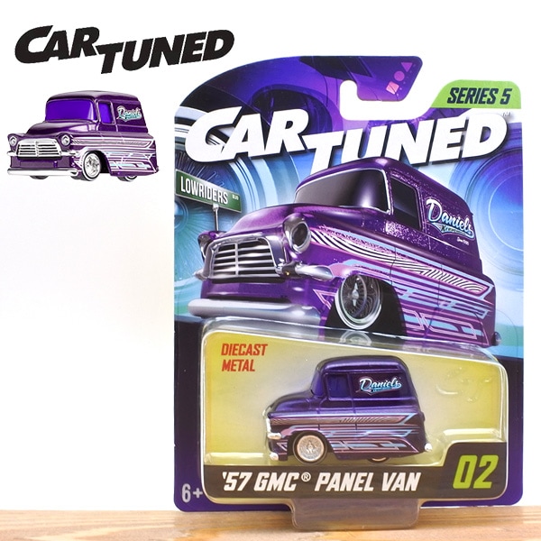 ミニカー Car Tuned Lowriders ダイキャストミニカー 1957 GMC PANEL VAN 1957年 パネル バン