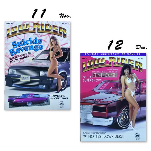 USED品 US ローライダーマガジン 1991 91年 '91 輸入雑誌 車