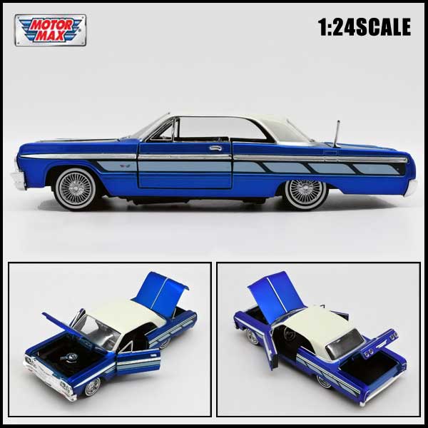 1/24 箱入り ミニカー 1964 CHEVROLET IMPALA GET LOW
