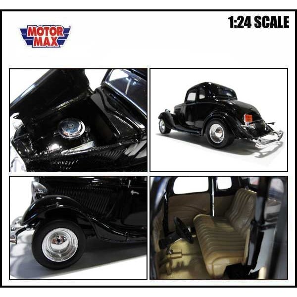 1/24 箱入り ミニカー 1934 FORD COUPE ブラック 1934年 フォード