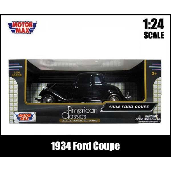 1/24 箱入り ミニカー 1934 FORD COUPE ブラック 1934年