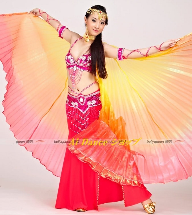 新着 ベリーダンス 衣装 イシスウイング アクセサリー グラデーション