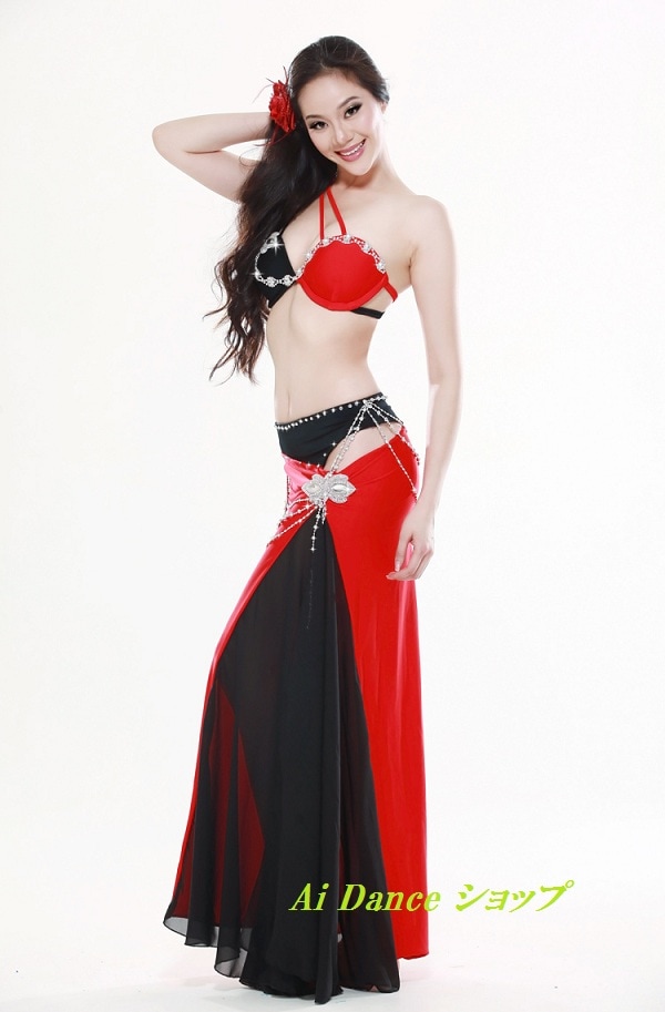 ☆在庫切れ ベリーダンス 衣装 ブラトップス スカート アーム 4点