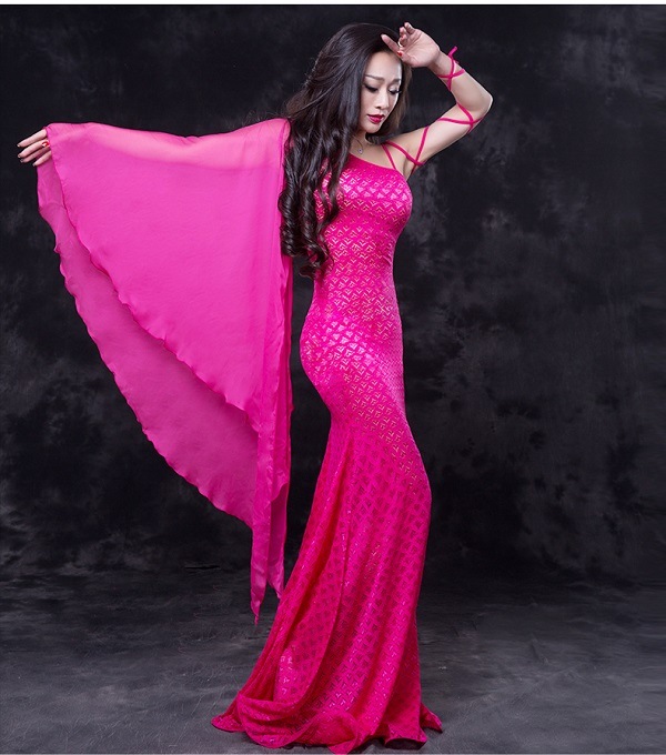 すべて色在庫切れました ベリーダンス 衣装 コスチューム ワンピース インナー付き 全3色展開 Qc2678 すべての商品 Aidanceショップ