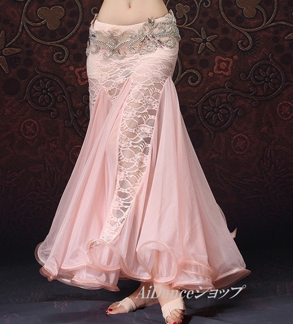 ベリーダンススカートインナーパンツ付き ⚠️中古⚠️薄紫 ベリー