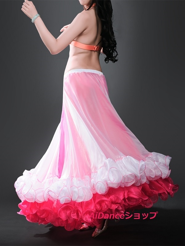 【新品】スカートかわいい ベリーダンス衣装 レッド 楽天市場】格安オリエンタル衣装 lw1617 ピンク グリーン ブラ