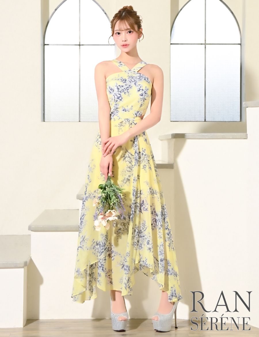 Sのみ即納][instock]【RAN SERENE】ロング/ドレス/イエロー