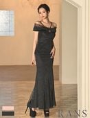 即納][instock]【RAN SERENE】ロング/ドレス/スリット/レース