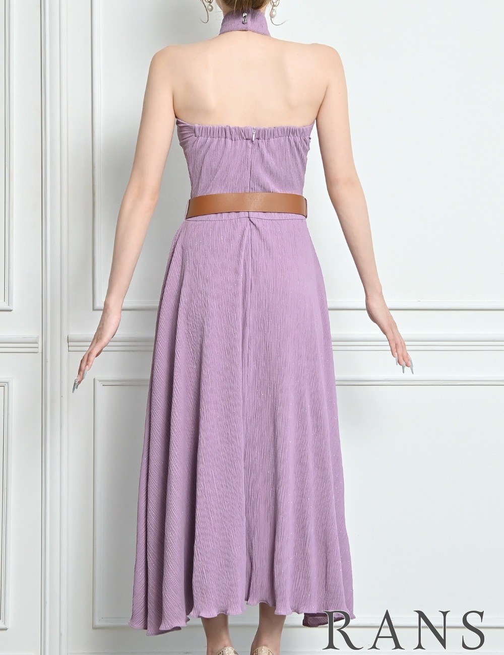 即納][instock]【RANS】ロング/丈長/ドレス/ワンピース/フレア