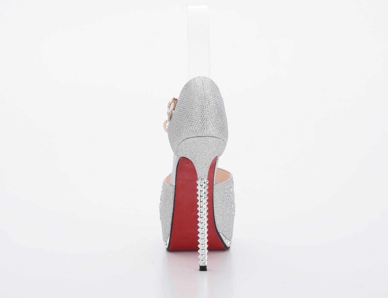Christian いつい Louboutin/ピンクビジューサンダル