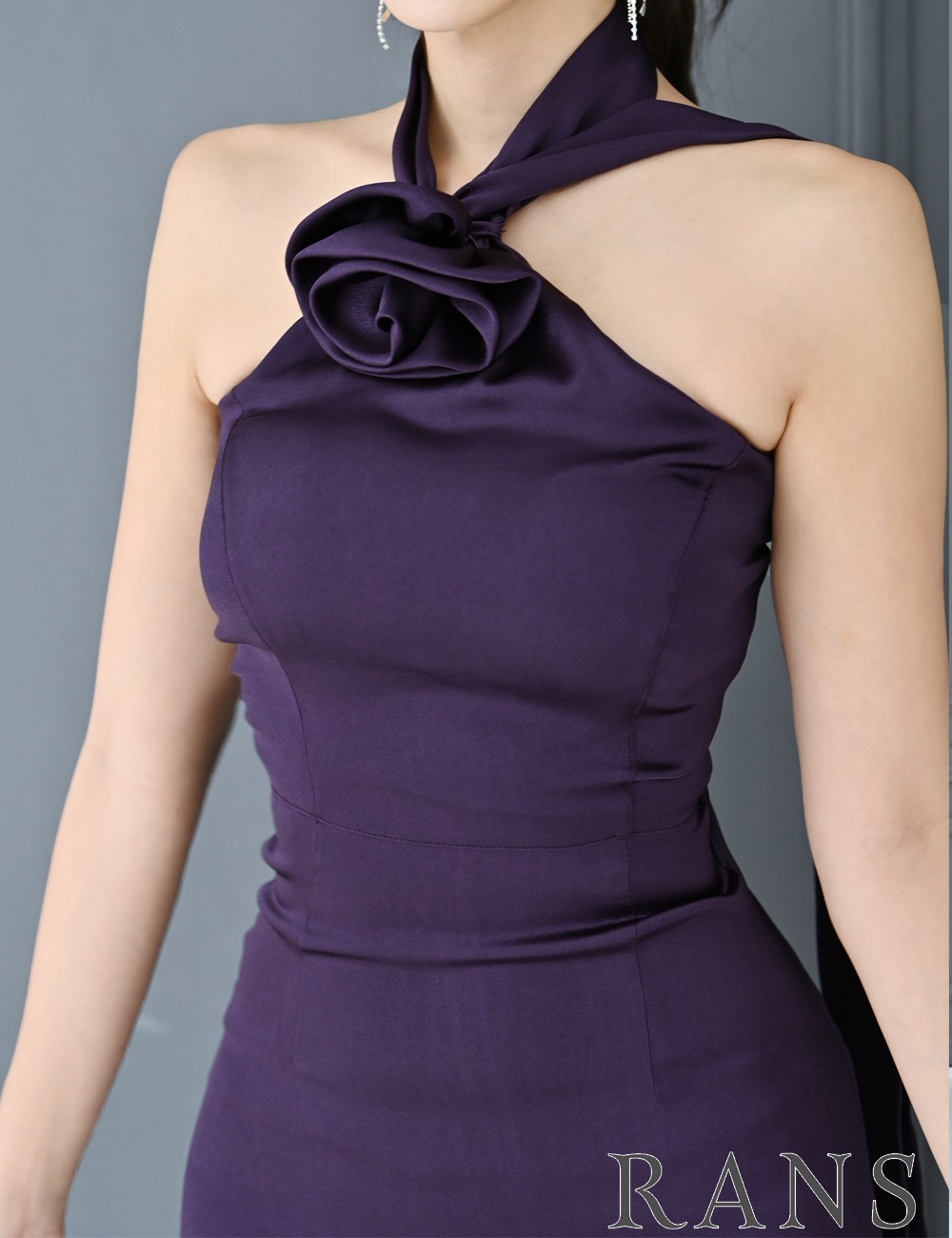 [即納][instock]【RANS】ロング/ドレス/ワンピース/パープル/アメスリ/フレア