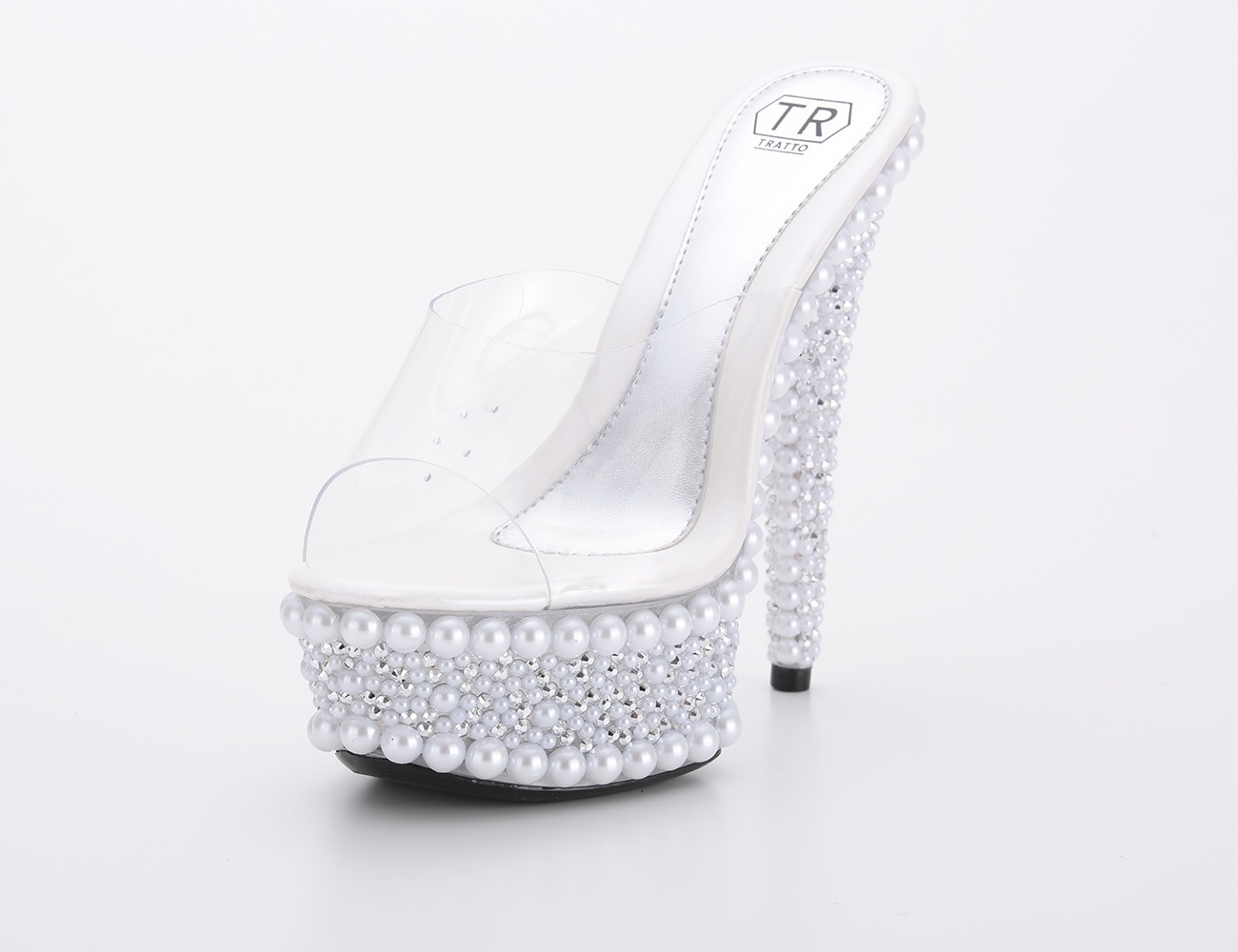 パールサンダル/ホワイト/14.5㎝