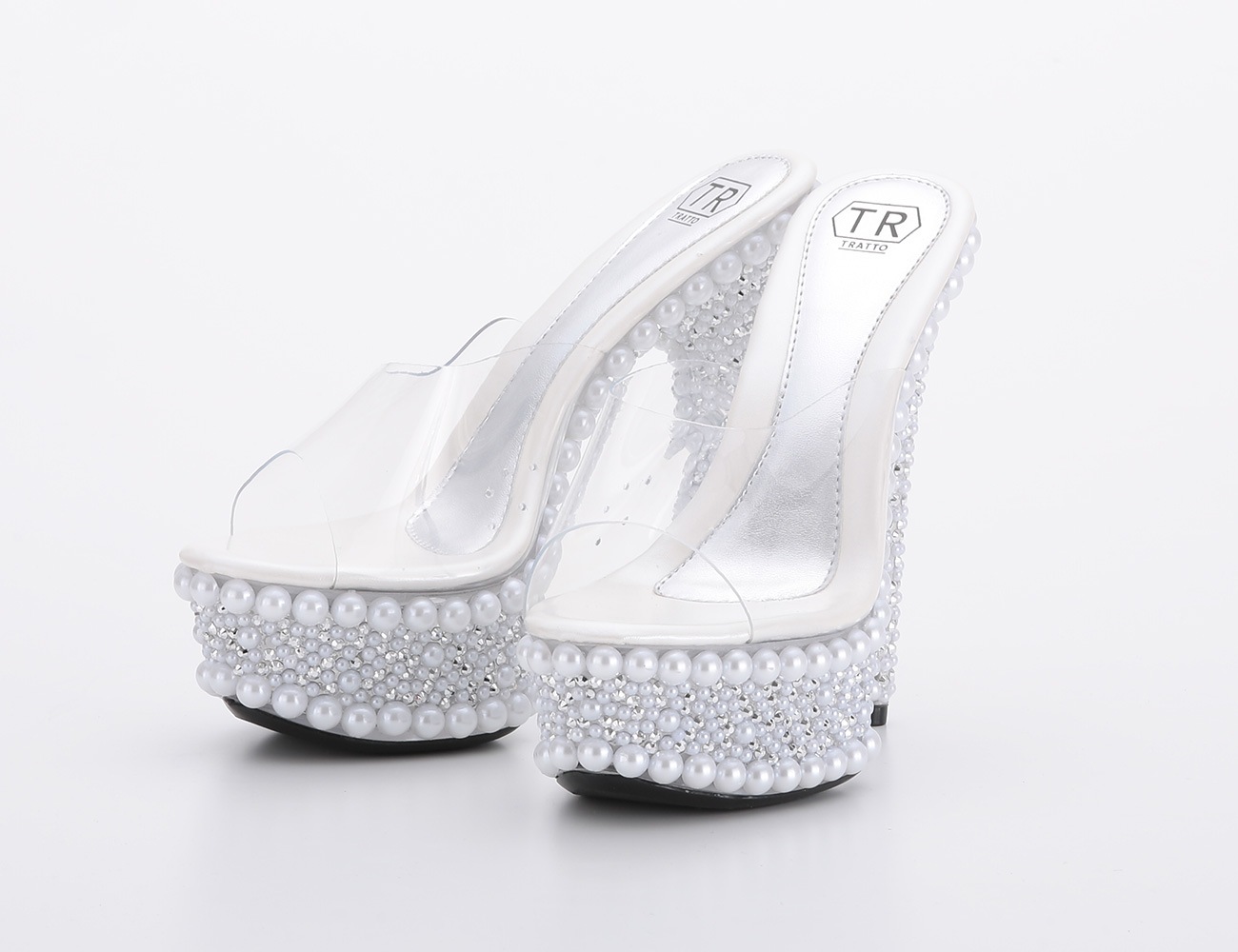 パールサンダル/ホワイト/14.5㎝