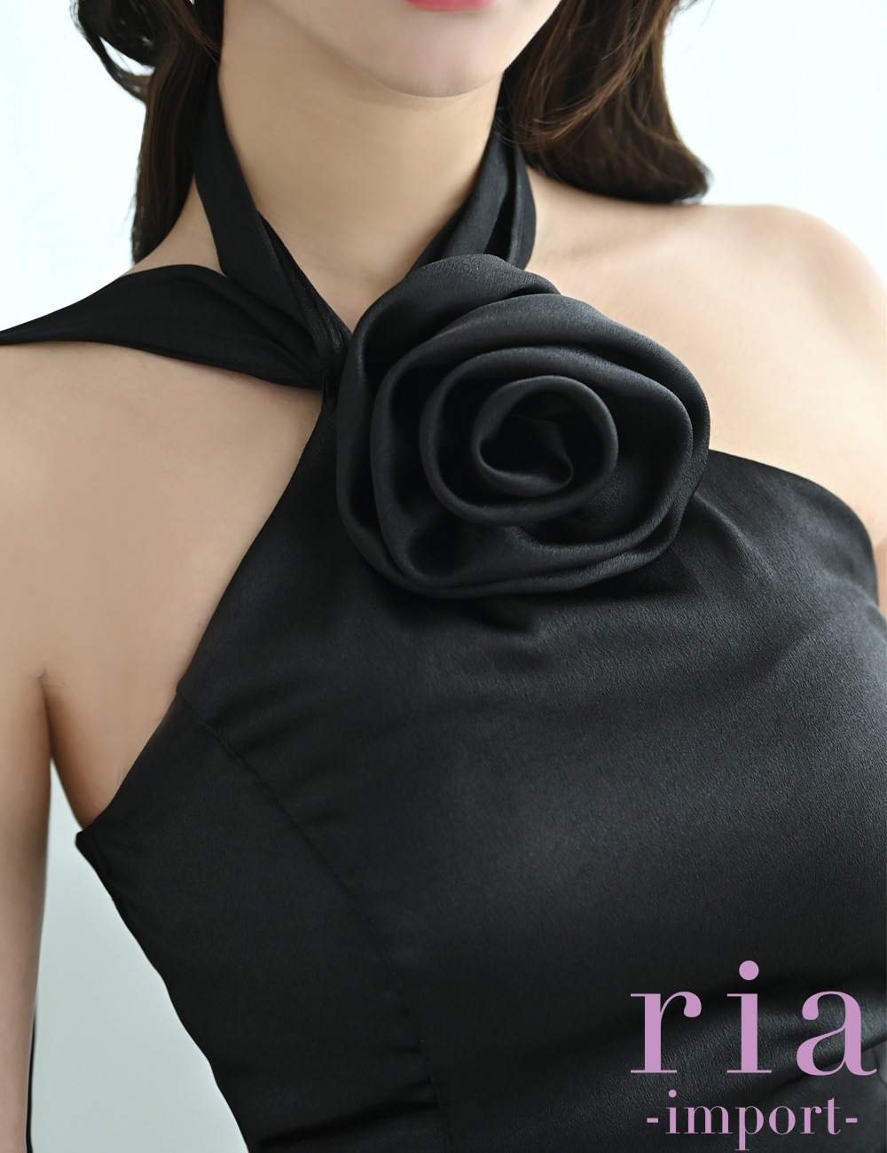 【ria】丈長/ドレス/ワンピース/ブラック/アメスリ/フレア