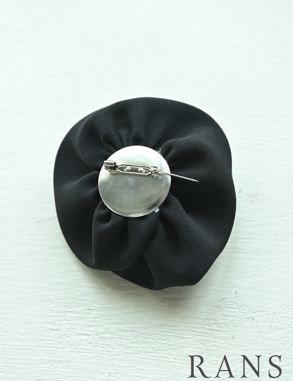 [即納][instock]【RANS】ミニ/ドレス/ワンピース/ブラック/キャミ/タイト/カットアウト/コサージュ/ローズ