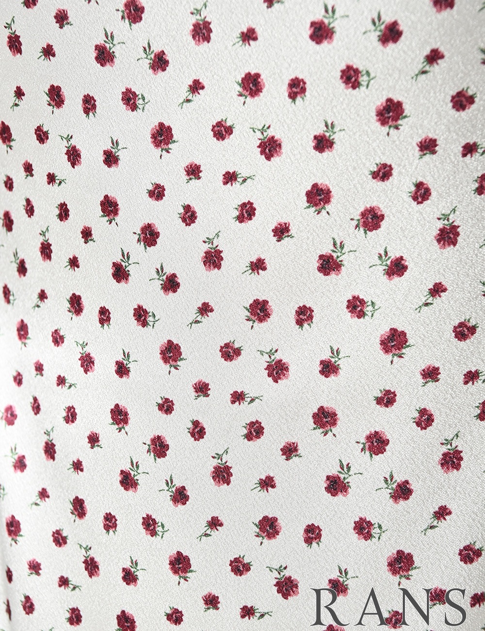 [即納][instock]【RANS】ミニ/ドレス/ワンピース/ホワイト/キャミ/フレア/ビジュー/リボン/柄/花柄