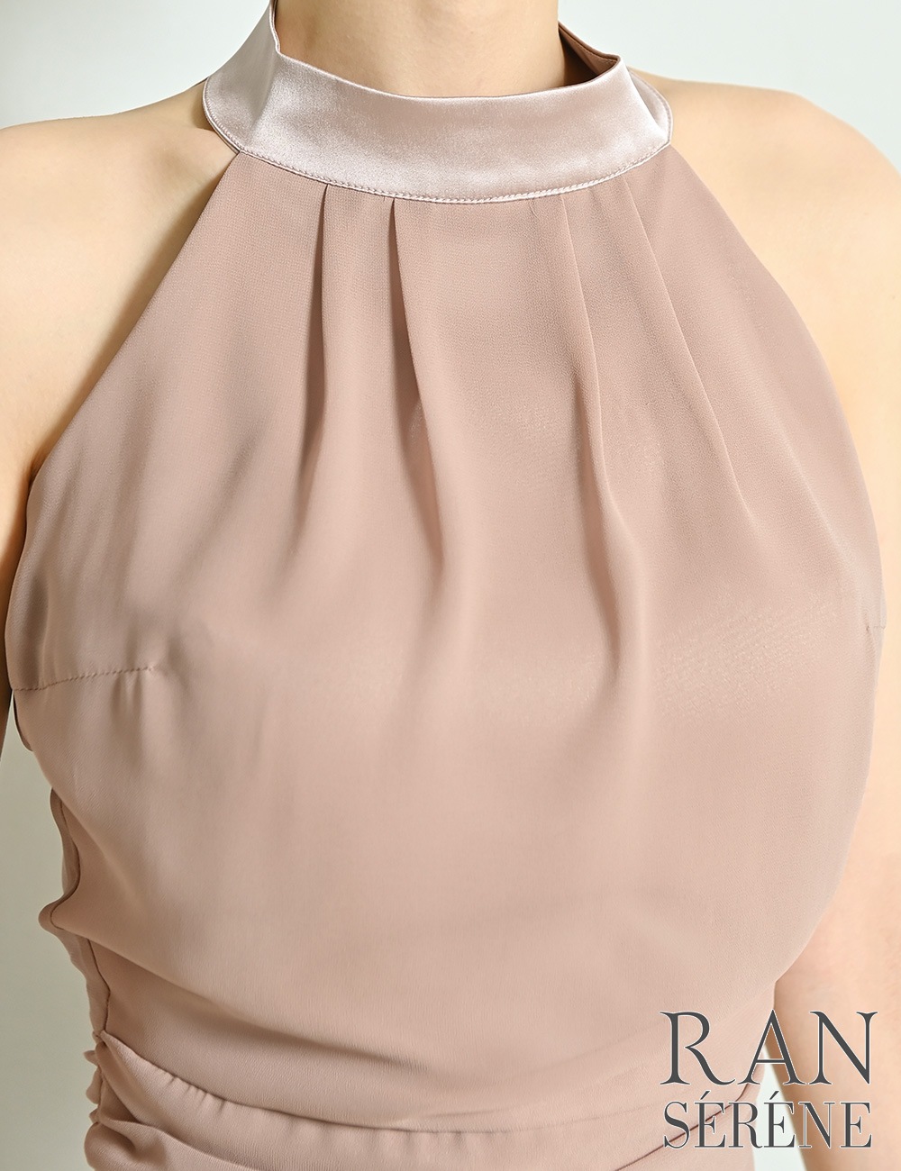 [即納][instock]【RAN SERENE】ミニ/ドレス/セットアップ/ベージュ/アメスリ/フレア