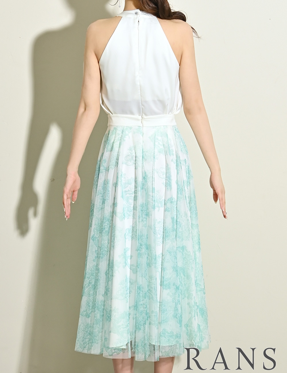 Sのみ即納][instock]【RANS】ロング/ドレス/セットアップ/フレア