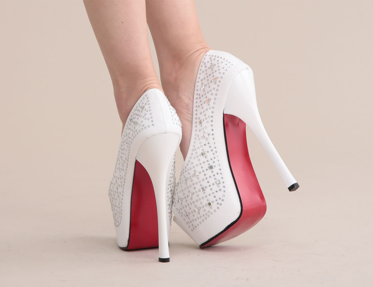 ビジューパンプス/ゴールド/16㎝