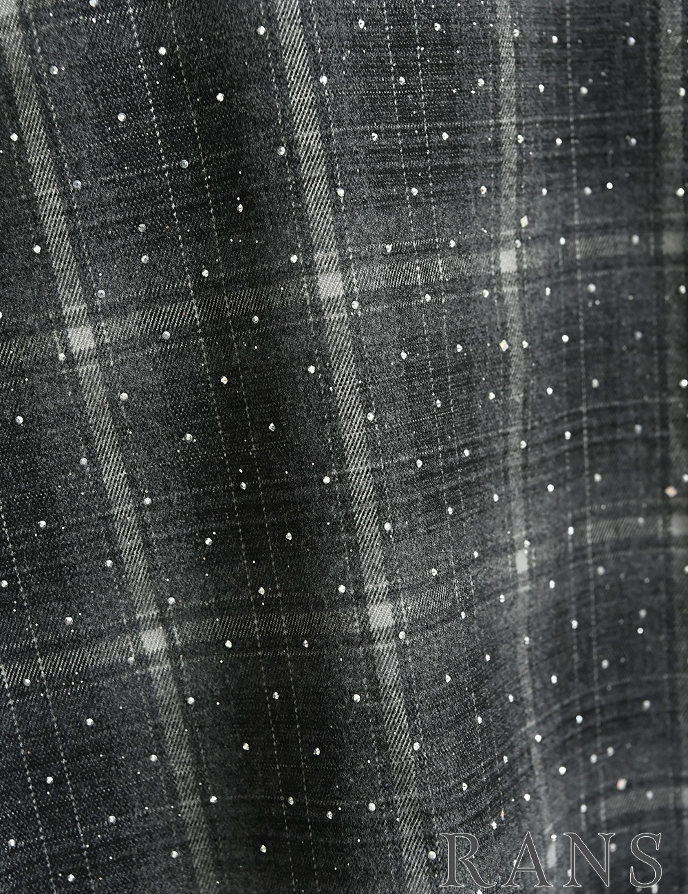 [即納][instock]【RANS】ミニ/ドレス/ワンピース/ブラック/ベア/フレア/柄/チェック