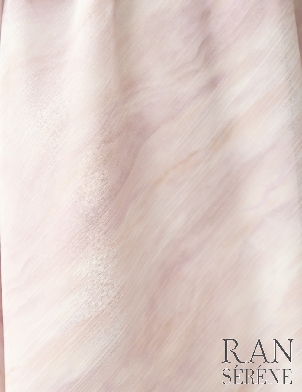 【RANSERENE】ミニ/ドレス/ワンピース/ピンク/ホルターネック/フレア/タイダイ/リボン